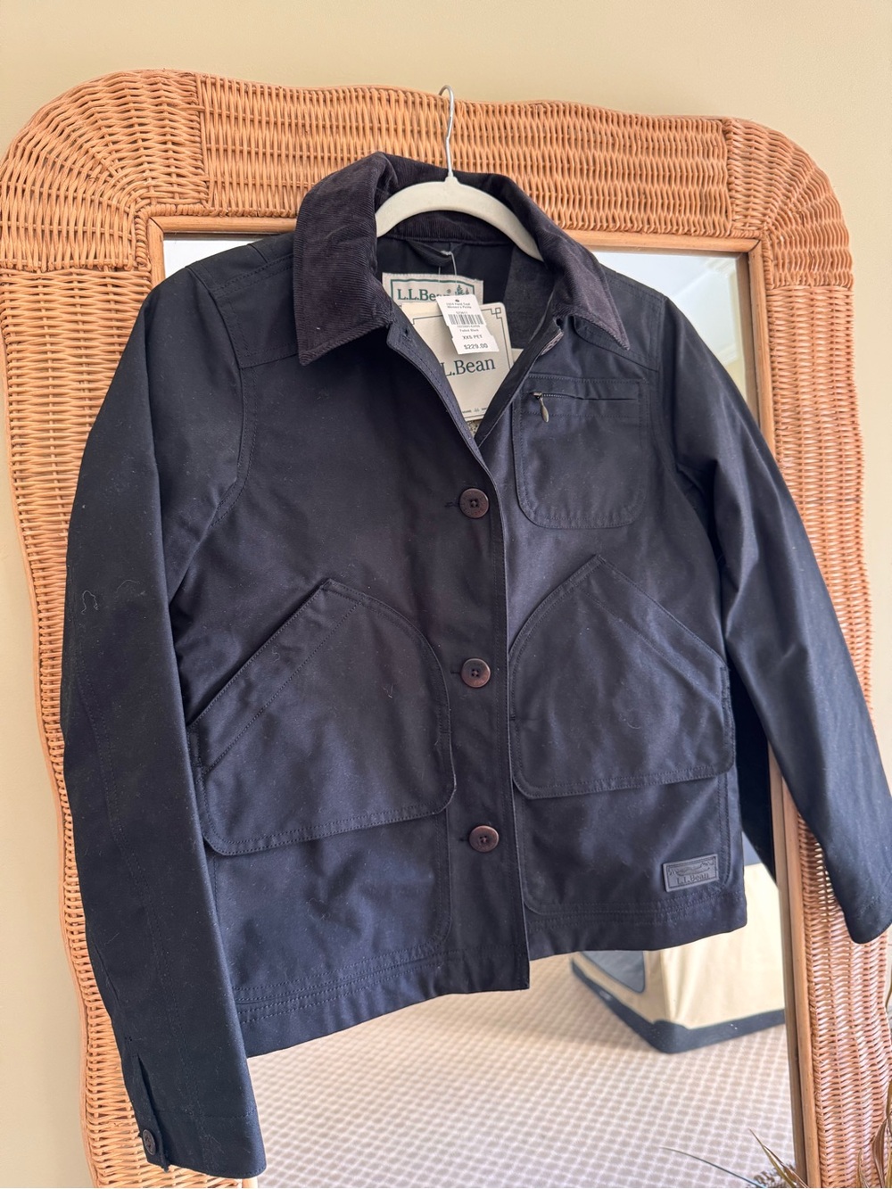 RARE NWT L.L. Bean Women's Black 1924 Field Coat